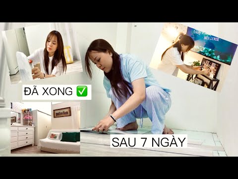 Vlog#: HOÀN THÀNH CĂN PHÒNG SAU MỘT TUẦN.