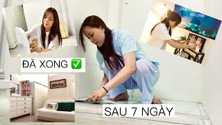Vlog#: HOÀN THÀNH CĂN PHÒNG SAU MỘT TUẦN.
