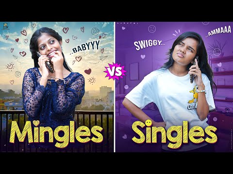Mingle Vs Single 😂😁🤣 || Allari Aarathi Videos || Content Videos #trending #comedy #singles #comitted