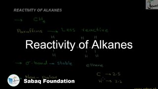 Reactivity of Alkanes