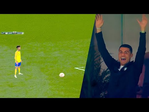 مهارات كريستيانو جونيور فى النصر السعودى | انبهار والده رونالدو