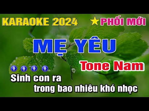 Mẹ Yêu  Karaoke | Tone Nam Beat Chuẩn | Trung Hiếu Karaoke