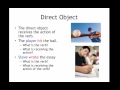 Diagramming Direct Objects in Grammar