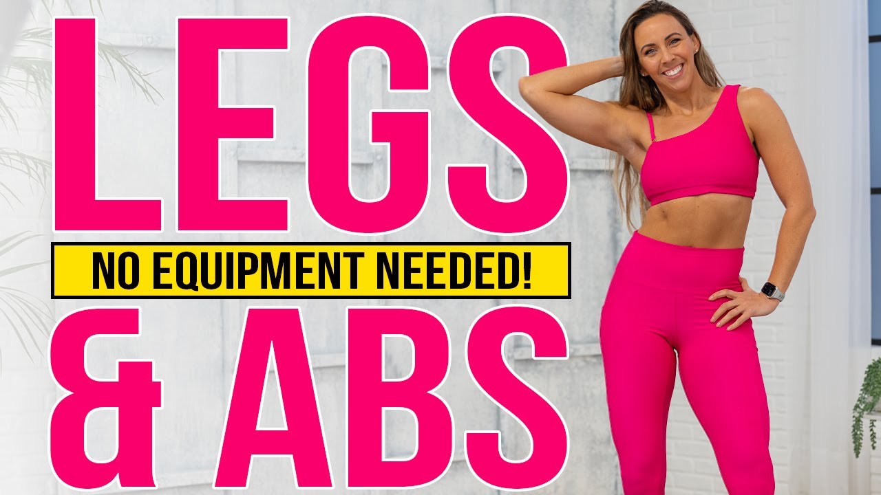 The BEST Bodyweight Legs and Abs HIIT Workout!