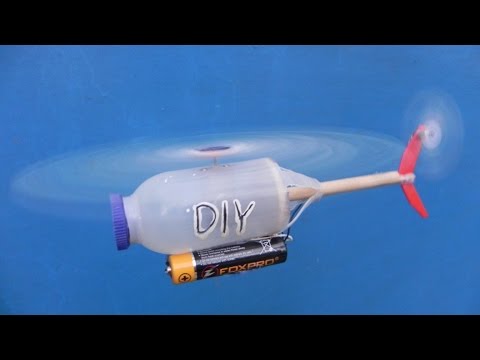 How to Make a Helicopter-(Simple Electric Helicopter)