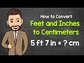 Converting Feet and Inches to Centimeters