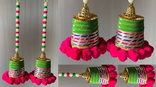 Diwali Series #6 | Wall/Door Hanging Decoration Ideas With Ice Cream Dabba | Best Out of Waste | DIY