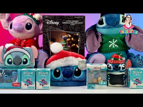 Unboxing and Review of Disney Stitch Christmas Holiday Toys Collection