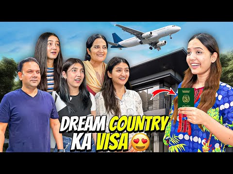 Dream Country Ka Visa Mill Gaya🤩✈️|Ghar Waly Khushi Sy Excited😍|Sistrology