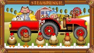 The Farmer In The Dell | Kids Songs | Steam Punkie
