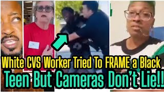 White Worker Tried To FRAME a Black Teen But Cameras Exposed The Lies!! 