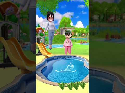 hantu 👻 berenang #animasi #cartoon #viralshorts