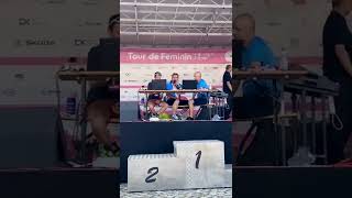 Tour de Femini 2021 - úvod rozhovoru při závodě