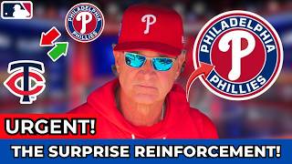 ANALYSIS THE SURPRISE REINFORCEMENT THAT COULD SAVE OR DESTROY OUR YEAR! PHILLIES NEWS
