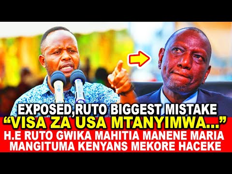 VISA ZA USA MTANYIMWA!H.E RUTO GWIKA MAHITIA MANENE MARIA MANGITUMA KENYANS MEKORE HACEKE