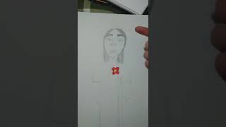 drawing blindly #drawing #art