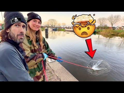 Fishing with Enormous Magnets in a very old canal!