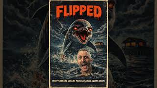 FLIPPED - Retro 80s Horror Movie Parody poster by muzzerARTy