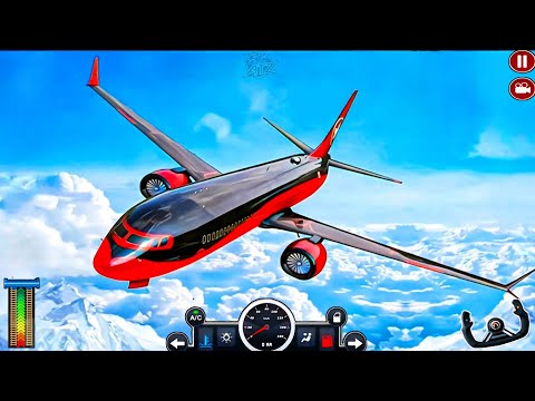 Flight Airplane City Pilot 3D 2025 - Plane Boeing Emergency Landing Simulator - Android Gameplay #2
