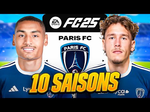 10 SAISONS AVEC LE PARIS FC !