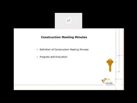 Illinois Tollway Webinar Series Project Management
