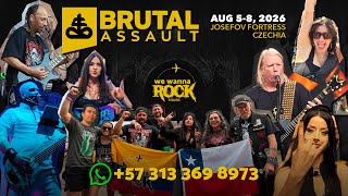 TOUR A BRUTAL ASSAULT 2026 | CON WE WANNA ROCK TOURS