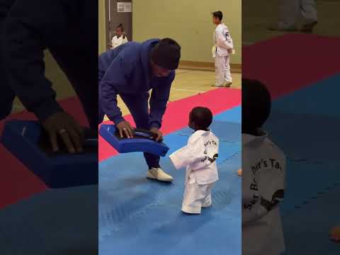 Future martial artist in the making!