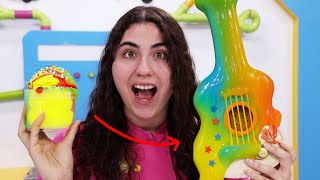 Making Slime Out of Toys from my 1 year old brother
