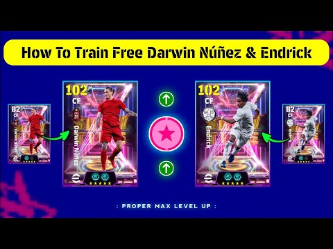 New Year's Gift Free Show Time Darwin Nunez & Endrick Best Training Guide 😍🔥 eFootball 2025 Mobile