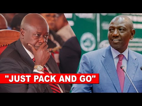 "JUST PACK AND GO!" Drama as Ruto main man issues fresh warning to DP Gachagua amid his impeachment🔥