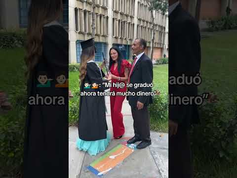 Mi hij@ se graduó ahora tendrá mucho dinero #motivation #money #antesydespués #realidad #reelsviral