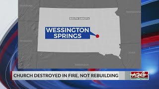 YouTube video thumbnail: Wessington Springs' Catholic Church won't be Rebuilt
