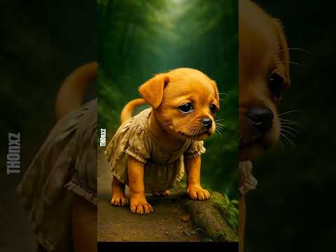 the poor puppy didn't have a cash a buy football so his Rich friend making #animals #shorts #ai