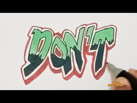 Graffiti/How to Draw Graffiti/Graffiti Letters/Graffiti On Paper/Grafite/Graffiti Art On Paper