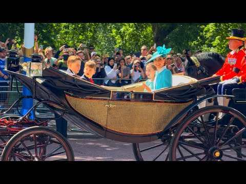 NEW: Princess Catherine arrives for The King’s Birthday! 🇬🇧