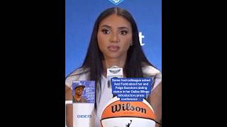 Some fool thought it was wise to ask Azzi Fudd about Paige Bueckers non-basketball relationship