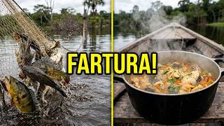 "MUITA FARTURA!PESCARIA DE BODÓ NA MALHADEIRA E CALDEIRADA RAIZ NO AMAZONAS"