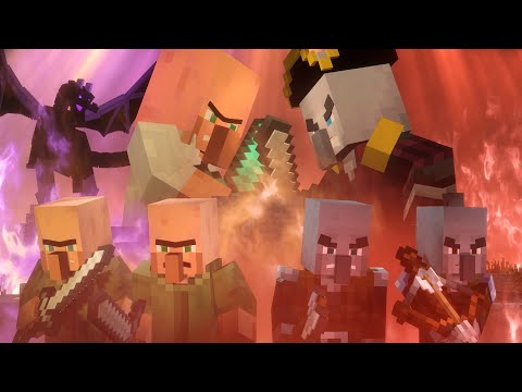 Villagers vs Pillagers LIFE - FULL MOVIE | MINECRAFT ANIMATION