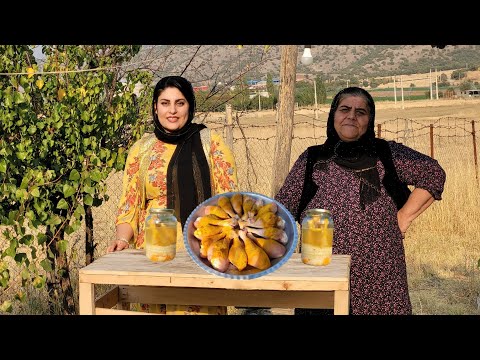 Preparation of Glass Chicken: old way to keep chicken in winter