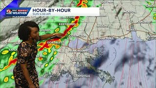 Warm weather continues for parades, watching weekend storms in your New Orleans forecast