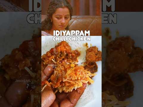 Idiyappam Chilli Chicken #food #shorts #shortvideo #trending #shortsfeed #trendingshorts #jesadml