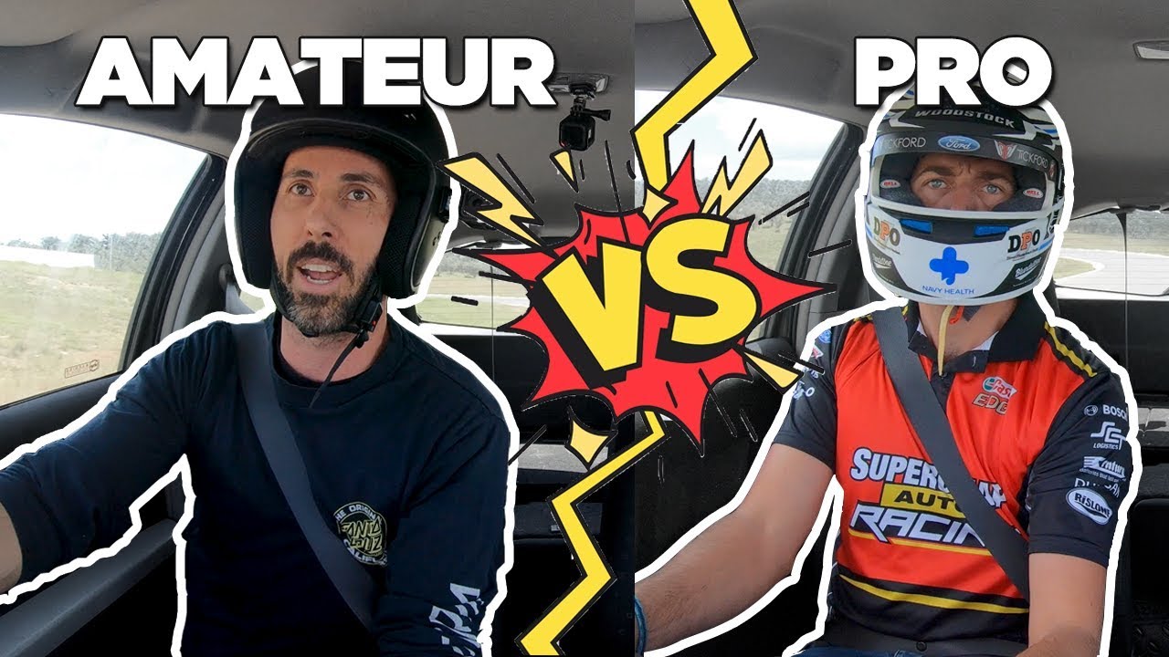 Who Is Faster? Amateur vs Pro // TRACK BATTLE