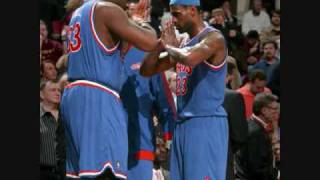 Shaq and Lebron does a funny ritual before the game(VERY FUNNY)