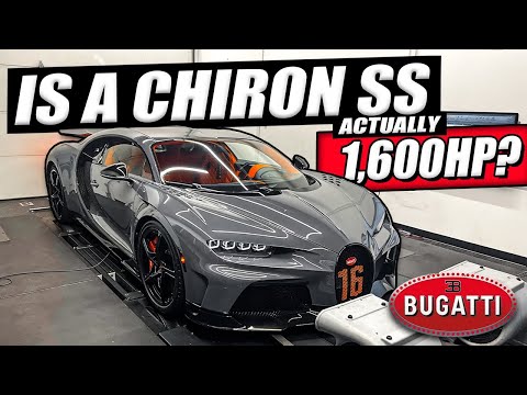 Worlds First BUGATTI CHIRON SS on a DYNO