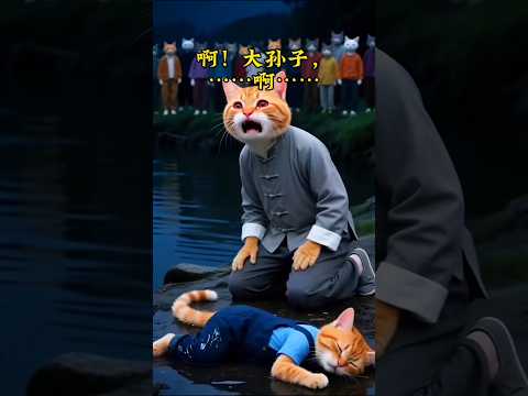 বিড়ালটি মাছ ধরতে গিয়ে পড়ে গেলো 😥😥😱 #shorts #cat #viralvideos