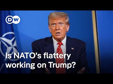 YouTube video thumbnail: Nato's Rutte Says Members Unanimously Support a 5% Spending Goal