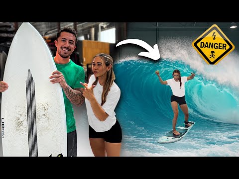 Ich teste XXL Surfwelle in Deutschland! 😳 (obwohl ich nicht surfen kann..)