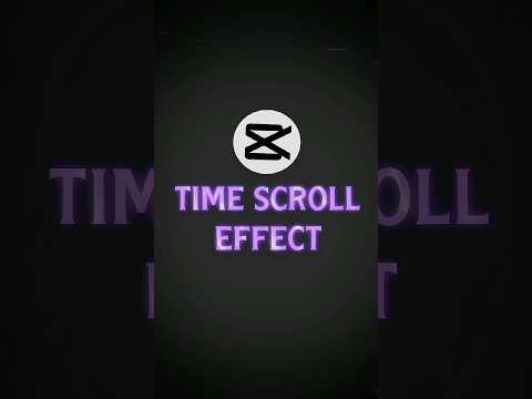 Capcut | Time Scroll Effect 💀🔥 | #shorts #viral