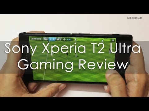 (ENGLISH) Sony Xperia T2 Ultra Phablet Gaming Review