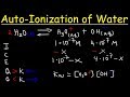Autoionization of Water and pH Concepts